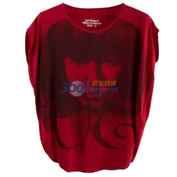Giordano佐丹奴 T恤 女时尚烫钻涂鸦字母Big Tee 01391054 浅粉红 M