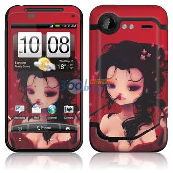 ideaSkin HTC Incredible S / G11 / 惊艳 / S710e 皮肤 艺伎 外壳保护套皮贴膜 DAVA620328