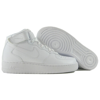 Nike/耐克 315123-111 AIR FORCE 1 MID全白 CFD 男士板鞋 白色 44.5