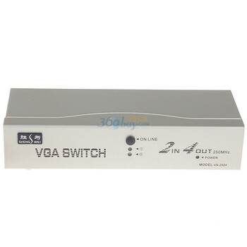 胜为（shengwei）VS-2524 VGA可切换分配器（2进4出）