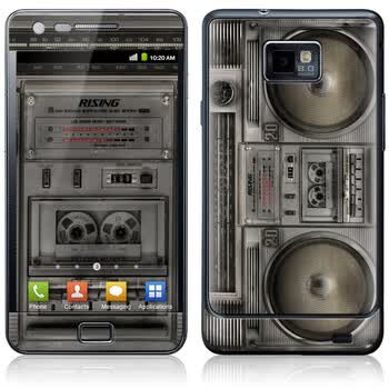 ideaSkin 三星 i9100/Galaxy S2/9103/9108/盖世兔 老式收音机 外壳保护套皮贴膜 DAUC272006