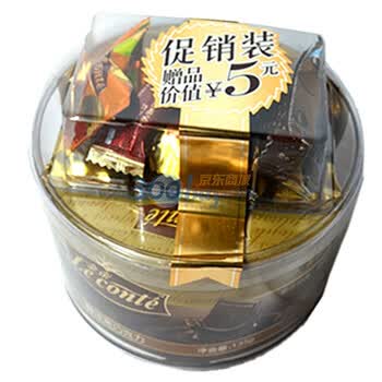 金帝纯醇浓黑巧克力1碗135克*4碗