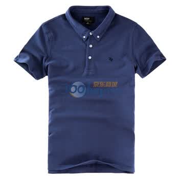 NOP 男士 2012夏装新款 全棉修身珠地POLO 宝石蓝 XL