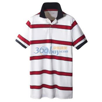 Giordano佐丹奴 Polo 男撞色自由间修身珠地POLO 01011008 红色 M