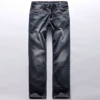 七匹狼SWJEANS休闲牛仔长裤171110403101 果绿 32