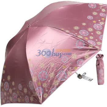 2012年新款 天堂伞 防紫外线 防晒 晴雨伞 304E桔子花瓣 8号粉