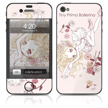 ideaSkin iPhone 4 跳舞蹈的女孩 手机外壳保护套皮贴膜 ENCJKC021870