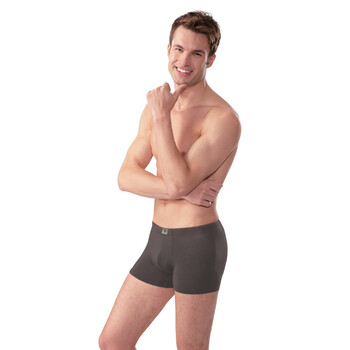 Hanes 恒知男式莫代尔平口裤BUM605-美国专业内衣品牌 深灰 XXL
