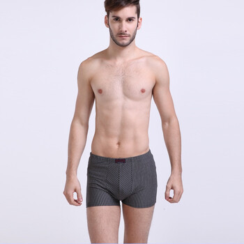 FIRS杉杉 男士纯棉条纹平角裤内裤男（2条盒装）8542 XXXL