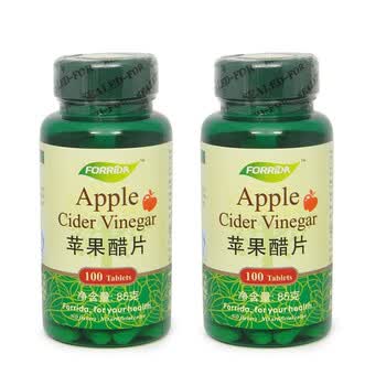 forrida活力达 苹果醋片 100片 2瓶