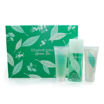 雅顿绿茶三件套礼盒沐浴露100ml+香体乳100ml+香水100ml