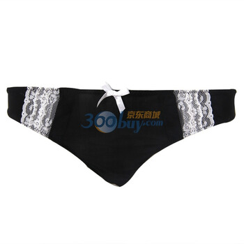 Victoria’s secret维多利亚的秘密 纯真年代T裤044-061A-0395 黑色 L