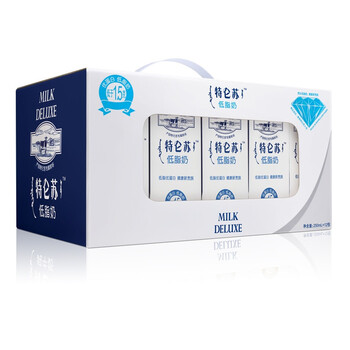 【蒙牛】特仑苏低脂牛奶250ml×12盒