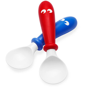 BabyBjorn Spoon 宝宝学习餐勺 红蓝