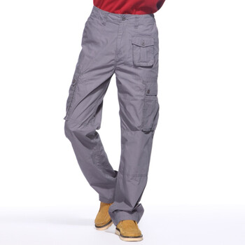 IZOD 秋季新品纯棉多口袋男士休闲裤 2061916207201灰色185/92A(36)