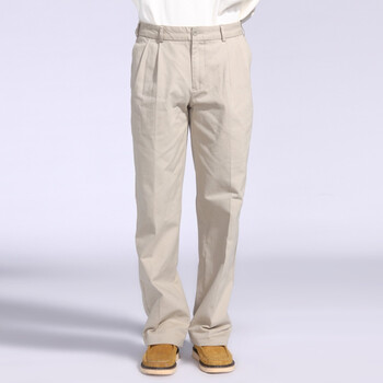 IZOD 新品纯棉中腰基础款长款男士休闲裤 1061916305850卡其色185/92A(36)