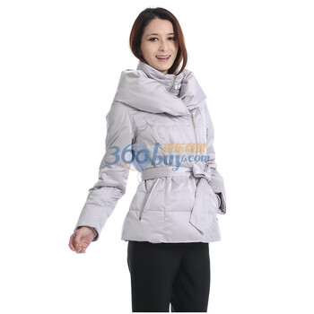 赛斯特欧美风时尚短款羽绒服Q11205 灰色 L