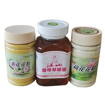 江山牌 破壁荷花粉150g+益母草蜜700g+破壁茶花粉125g