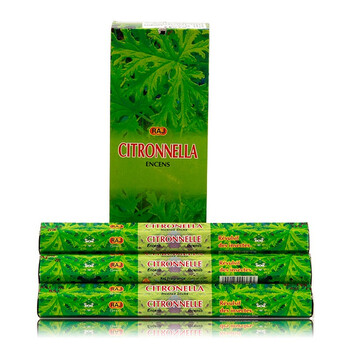 RAJ印度进口香薰香料 放松心情 线香123d 香茅 310g