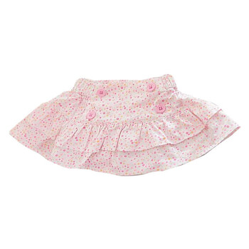 憨笔熊 2012 夏装新款 宝宝服饰 双排扣 婴儿碎花小短裙 31170A 浅粉色 6/9月
