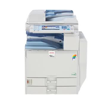 理光Aficio MP C3001彩色复合机（30张黑彩同速/网络打印/彩色扫描/双面输稿器/双面器/触摸屏） 主机加工作