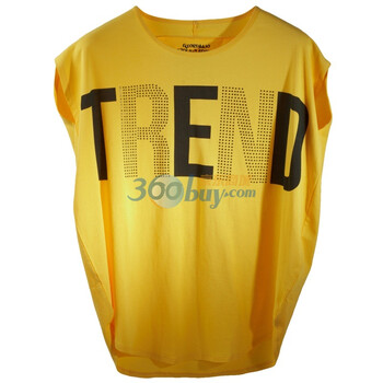 Giordano佐丹奴 T恤 女活出真我动感Big Tee 01391065 黄色 M