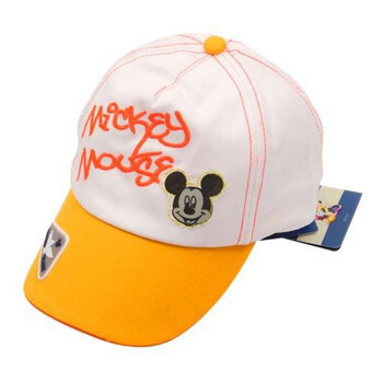 Disney/迪士尼童帽 帽子 米奇男童鸭舌帽D07MQ2783 桔红色 56