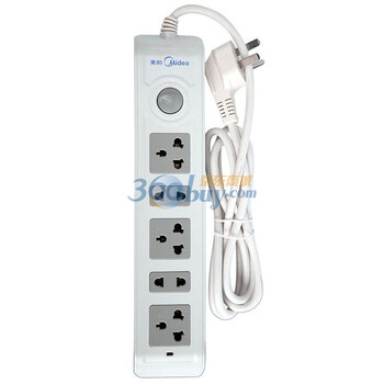 美的（Midea)M5系列 M5C23L1.8-A1 2位2孔3位3孔线长1.8米 软包装