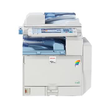 理光Aficio MP C3501彩色复合机（35张黑彩同速/网络打印/彩色扫描/双面输稿器/双面器/触摸屏） 主机加双纸