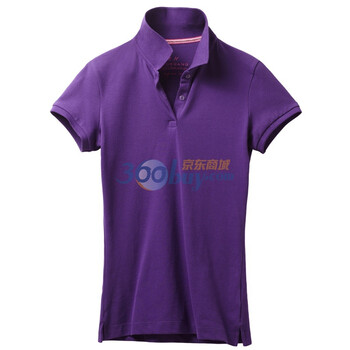 Giordano佐丹奴 Polo 女纤腰弹力粉嫩珠地Polo 01311001 紫色 M
