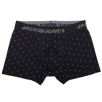 Jack Jones/杰克琼斯 内裤 宽腰头图案平角内裤B(黑)|212192026010 XXL