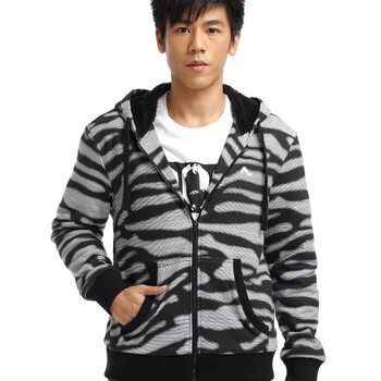 J99 情侣休闲条文加厚外套11850306 黑色 XXL