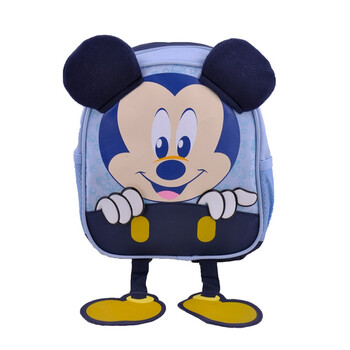 迪士尼/Disney CC-M0399 米奇米妮幼儿书包 儿童背包-小脚丫 三色可选 深蓝色
