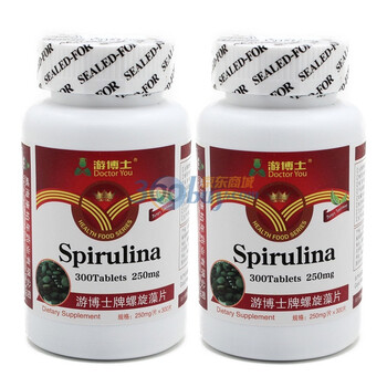 游博士螺旋藻片250mg*300片*2瓶