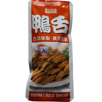 优之良品 休闲零食 矶烧鸭舌80克*2包