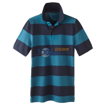 Giordano佐丹奴 Polo 男炫彩个性横间修身POLO 01012014 宝石蓝 XL