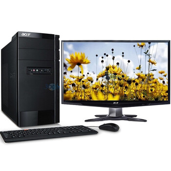 宏碁（Acer）AM1160台式电脑（X2 260 2G 500G 512M独显 DVD 读卡器 键鼠 Linux）
