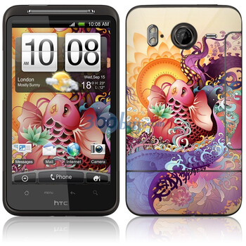 ideaSkin HTC Desire HD/G10/G7HD/A919/大坏蛋 鱼跃鸢飞 手机外壳保护套皮贴膜 ENDASB311019