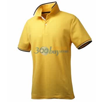 Giordano佐丹奴 Polo 男速干缤纷珠地修身Dry Polo 01011001 黄色 XL
