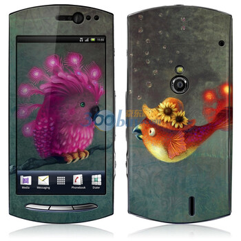 ideaSkin 索尼爱立信 MT15i / XPERIA Neo / Halon 凤凰鸟 外壳保护套皮贴膜 DBLD042163