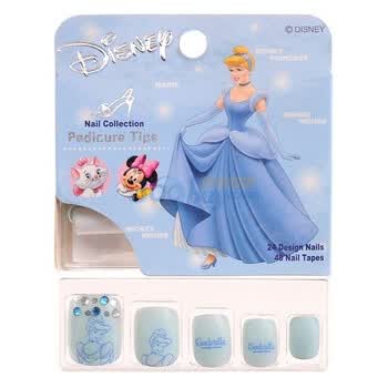 Disney/迪士尼/ 灰姑娘图案足贴美甲 8PR00015