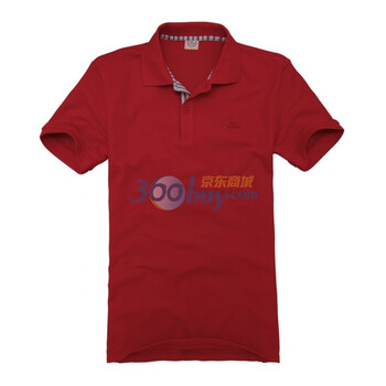 Justyle纯色年代系列男装短袖POLO 22111048 红色 XXL