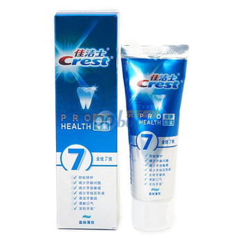 佳洁士Crest 健康专家全优7效牙膏盒装 90g 森林薄荷3支