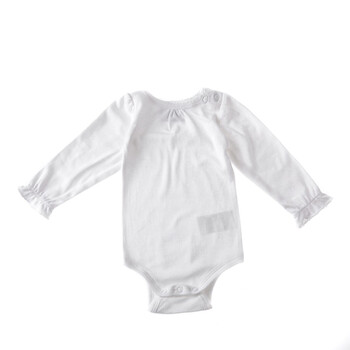 憨笔熊 2012 春夏新款 宝宝服饰 全棉 婴儿 连体衣 田鸡裤 738814A 白色 3/6月