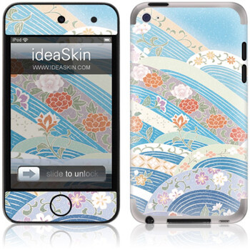 ideaSkin 苹果apple iPod Touch 4 浪花层层 外壳保护套贴膜炫彩贴 DAMA010284