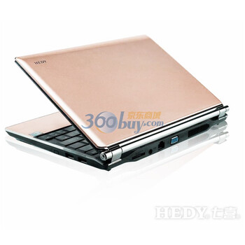 七喜（HEDY）K01-T111G 10.1寸上网本电脑（Intel Atom N450/1G/320G）香槟金