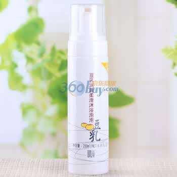 肌言堂豆乳润白柔滑沐浴泡泡200ml