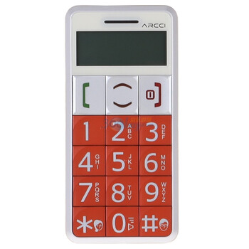 首信 S718 老人手机GSM（白色）雅器版