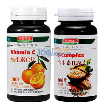 汤臣倍健维生素B族片+汤臣倍健维生素C片 (VB+VC同补组合)