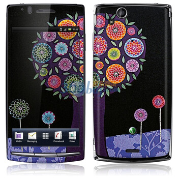 ideaSkin 索尼爱立信 XPERIA arc/ X12/LT15i/LT18i 紫树 外壳保护套皮贴膜 DBED012145